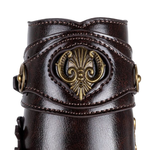(image for) Medieval Unisex Faux Back Leather Bracer Arm Cuff