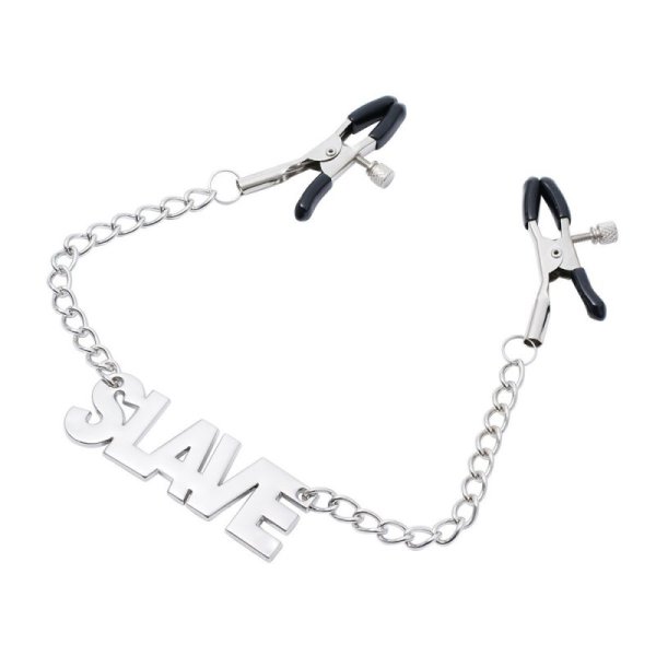 (image for) Nipple Clamp With Chain - Slave