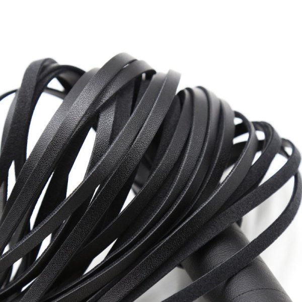 (image for) Black Adult Leather Flogger