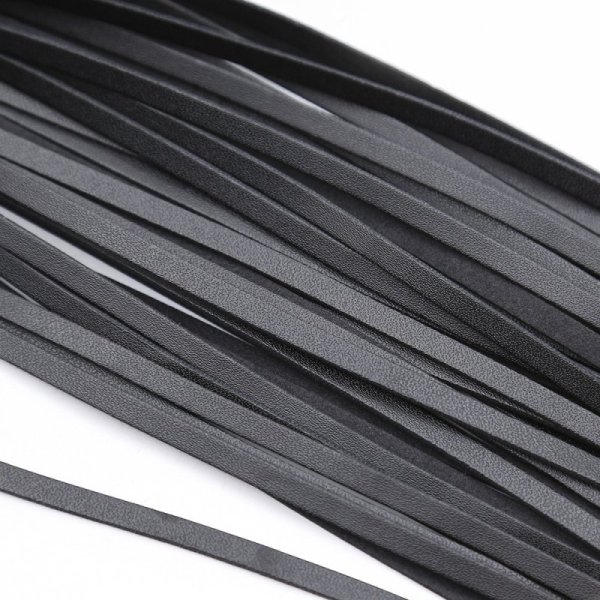 (image for) Leather Flogger Whip with Braided Handle