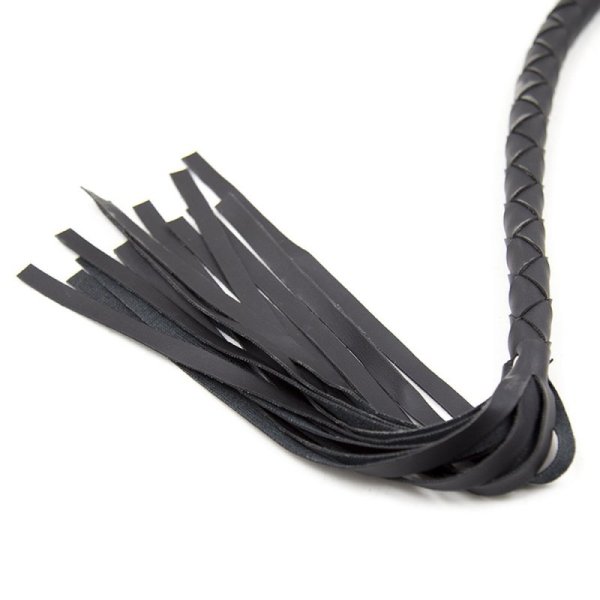(image for) Black Single Tail Whip - 120 cm / 47.2 inch
