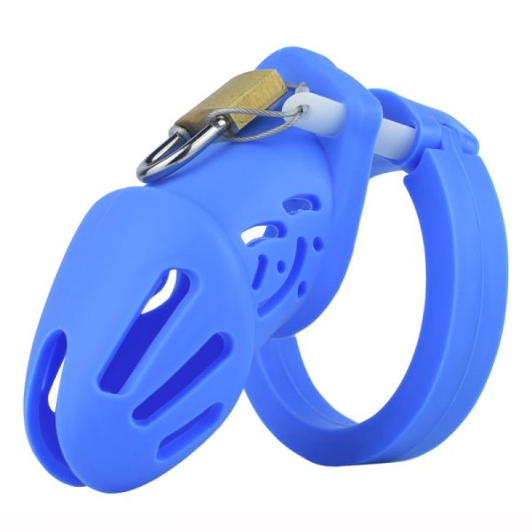 (image for) Silicone Cock Cage Chastity Cage - S