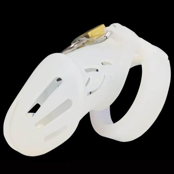 (image for) Silicone Cock Cage Chastity Cage - S