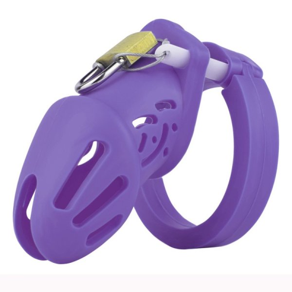 (image for) Silicone Cock Cage Chastity Cage - S