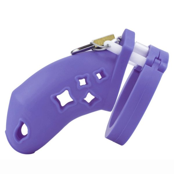 (image for) Silicone Chastity Device With 5 Ring