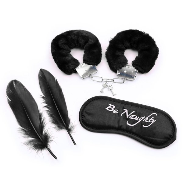 (image for) Feather Ticklers Kit With Cuffs & Blindfold