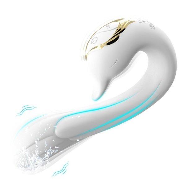 (image for) Swan G-spot Vibrator With Clit Licking