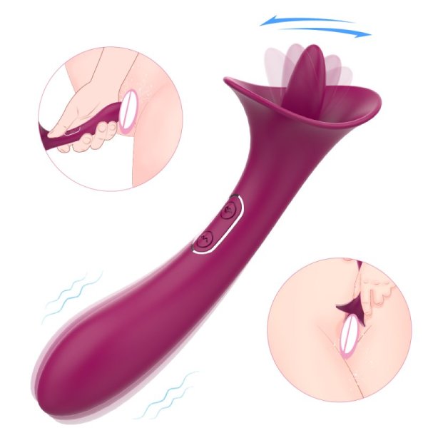 (image for) Tara Licking Double Penetration Vibrator