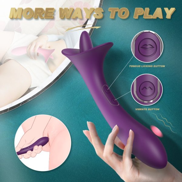 (image for) Tara Licking Double Penetration Vibrator
