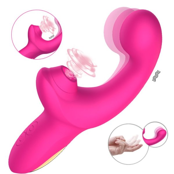 (image for) Sucking Vibrator with Flap Head