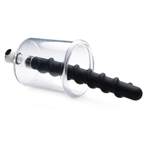 (image for) Rosebud Driller Cylinder with Silicone Swirl Anal Plug