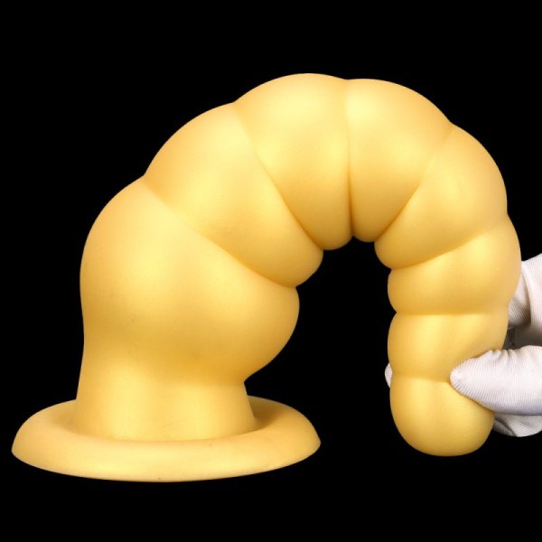 (image for) Unicorn Twisted Golden Butt Plug