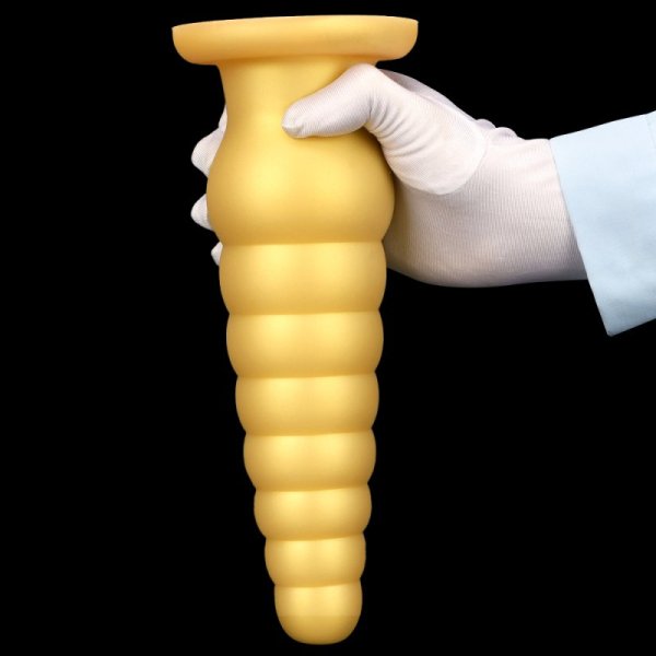(image for) Unicorn Twisted Golden Butt Plug