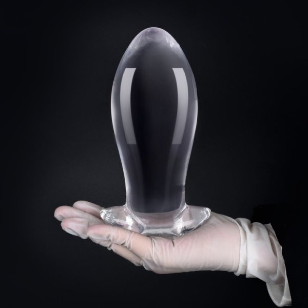 (image for) Dragon Egg Transparent PVC Butt Plug