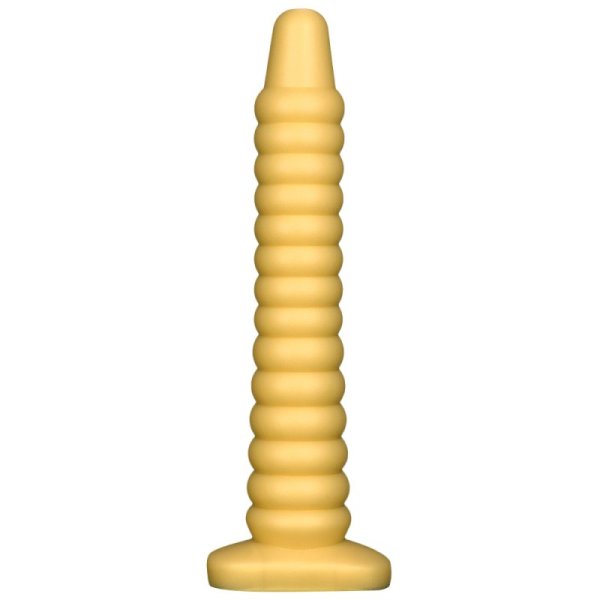 (image for) Golden Big Worm Anal Beads