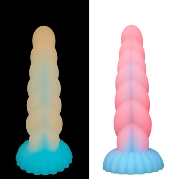 (image for) Glowing Larva Colorful Butt Plug