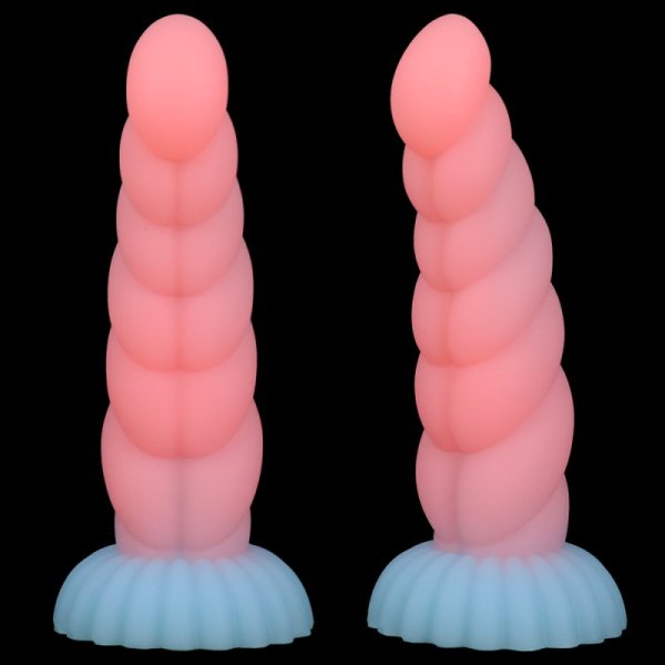 (image for) Glowing Larva Colorful Butt Plug