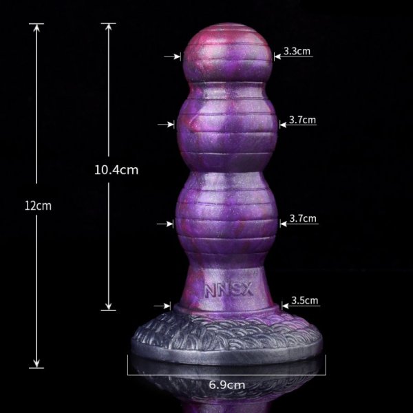 (image for) Bad Dragon Purple Butt Plug - C