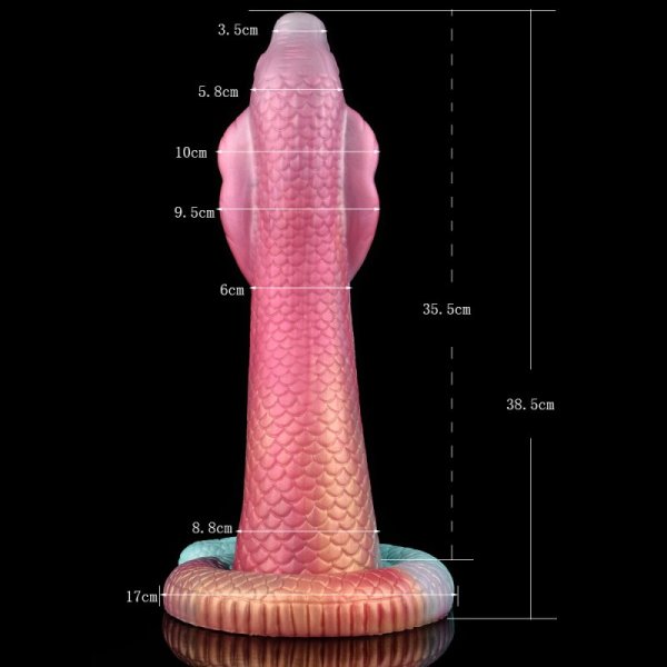 (image for) Ejaculating Snake Dildo Butt Plug