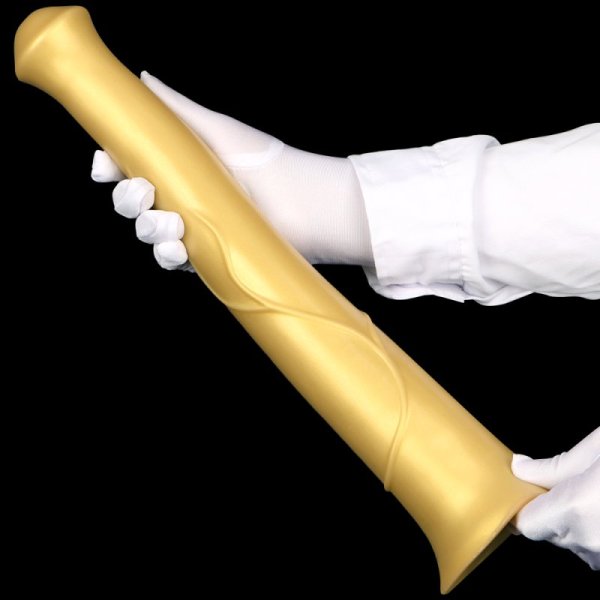 (image for) Super Long Horse Dildo With Suction Cup - Golden