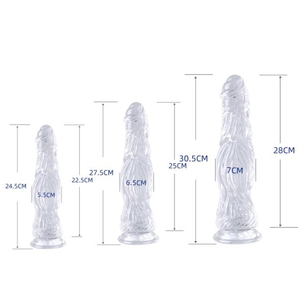 (image for) Crocodile Transparent Realistic Dildo