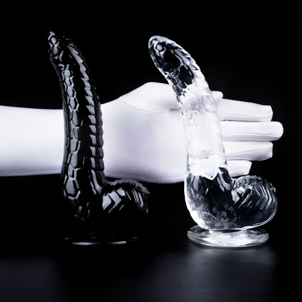 (image for) Snake Pattern Jelly Dildo