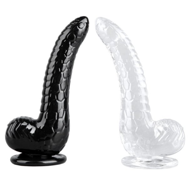 (image for) Snake Pattern Jelly Dildo