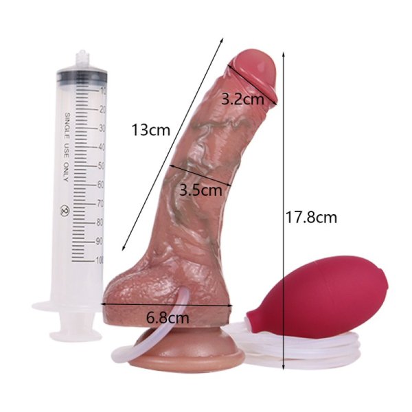 (image for) Squirting Feels Like Skin Dildo