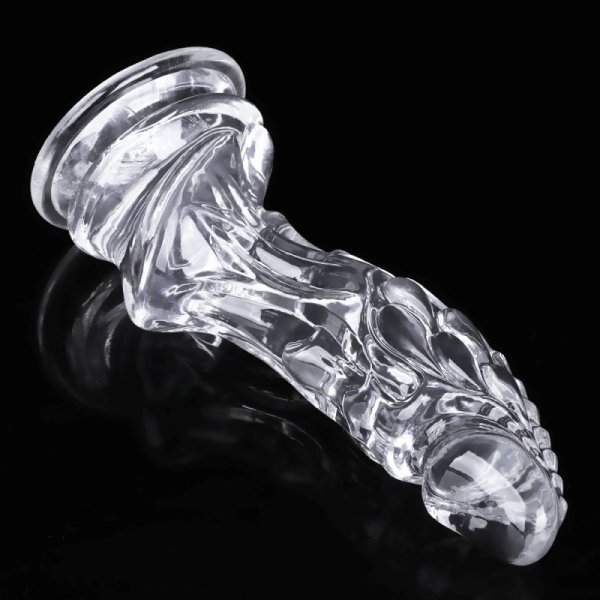 (image for) Crystal Double Color Dragon Dildo