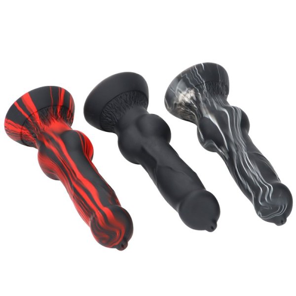 (image for) Real Lifelike Silicone Dildo - Double Color