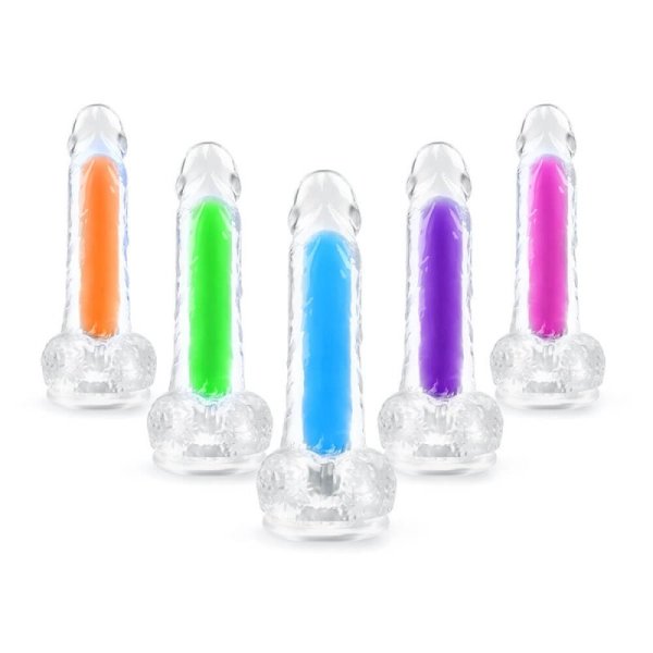 (image for) Glow Jelly Dildo With Mutiple Colors