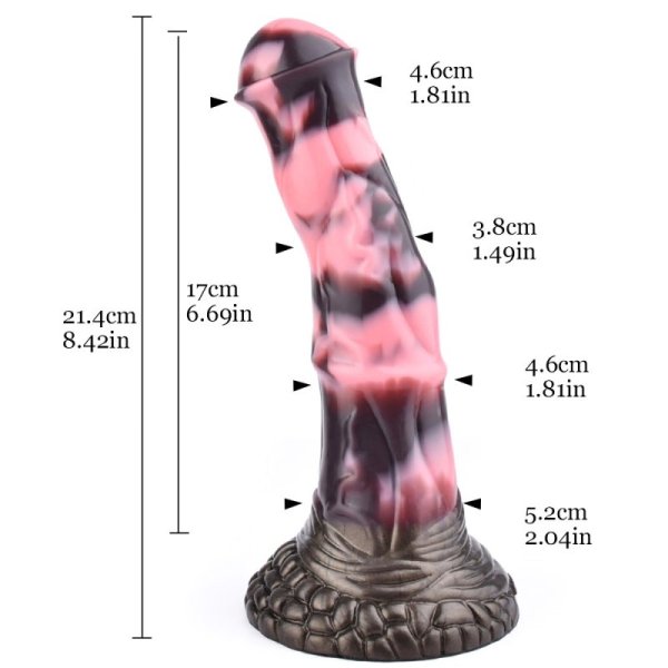 (image for) Simulated Animal Dildo 8.4 IN - E
