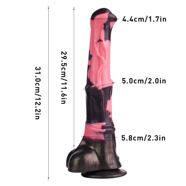 (image for) Simulated Animal Dildo 12.2 IN - N