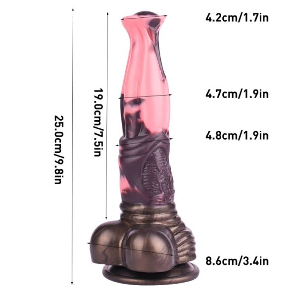 (image for) Simulated Animal Dildo 7.6 IN - Q