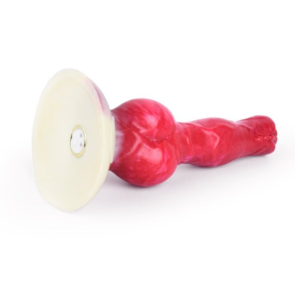 (image for) Dog Knot Werewolf Silicone Vibration Dildo