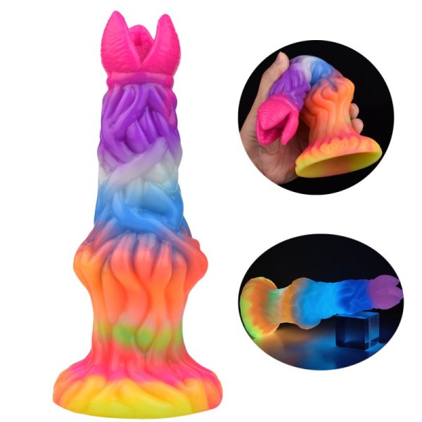 (image for) Luminous Silicone Dildo - 23
