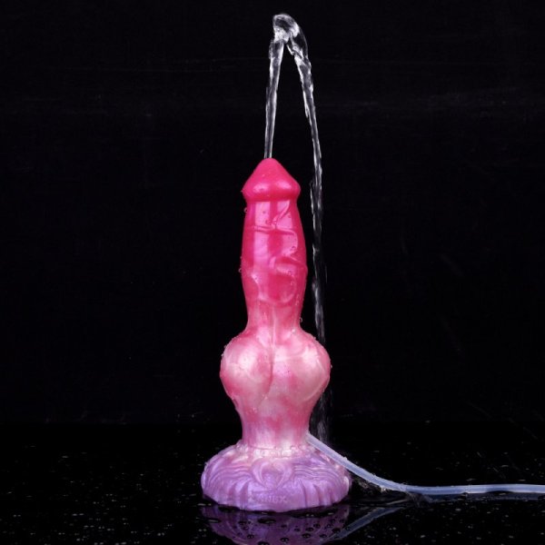 (image for) Ejaculating Peachy Colorful Realistic Dildo- 10