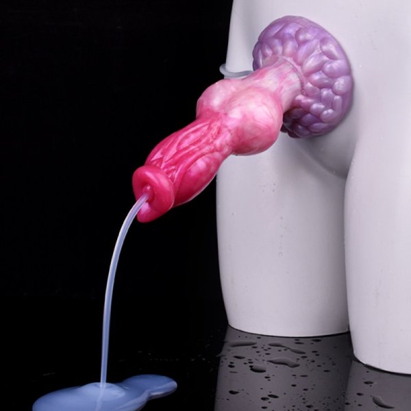 (image for) Ejaculating Peachy Colorful Realistic Dildo- 13