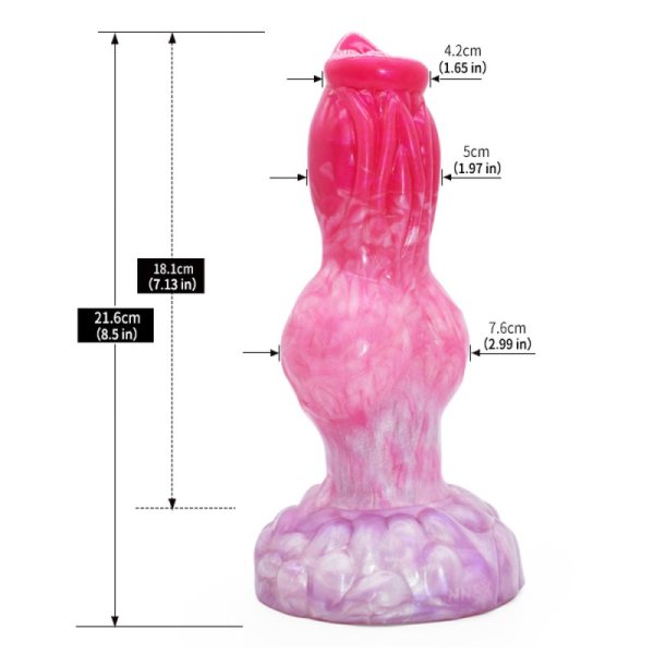 (image for) Peachy Colorful Realistic Dildo- 13