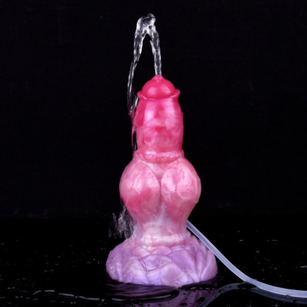 (image for) Ejaculating Peachy Colorful Realistic Dildo- 14
