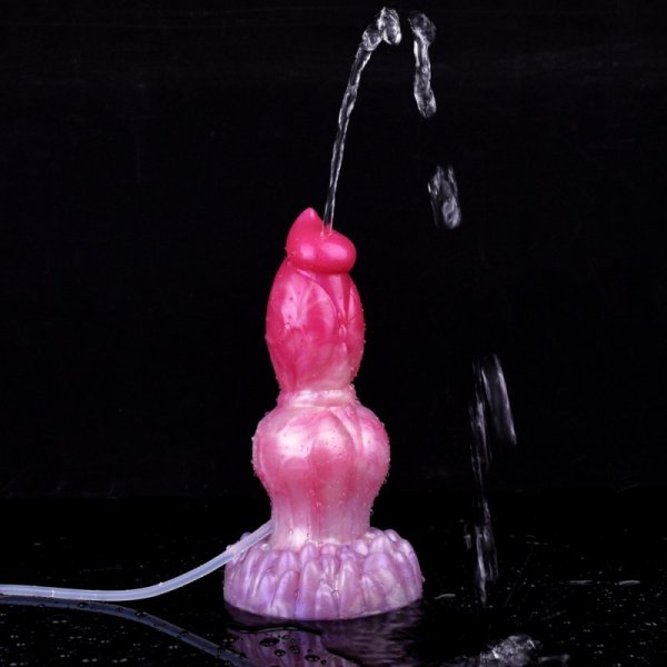 (image for) Ejaculating Peachy Colorful Realistic Dildo- 15