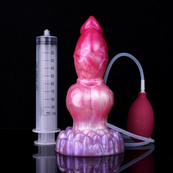 (image for) Ejaculating Peachy Colorful Realistic Dildo- 15