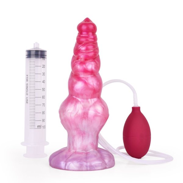 (image for) Ejaculating Peachy Colorful Realistic Dildo- 16