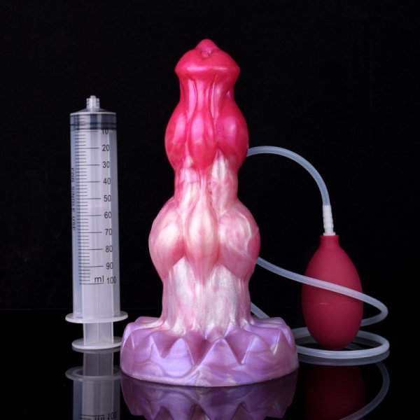 (image for) Ejaculating Peachy Colorful Realistic Dildo- 20
