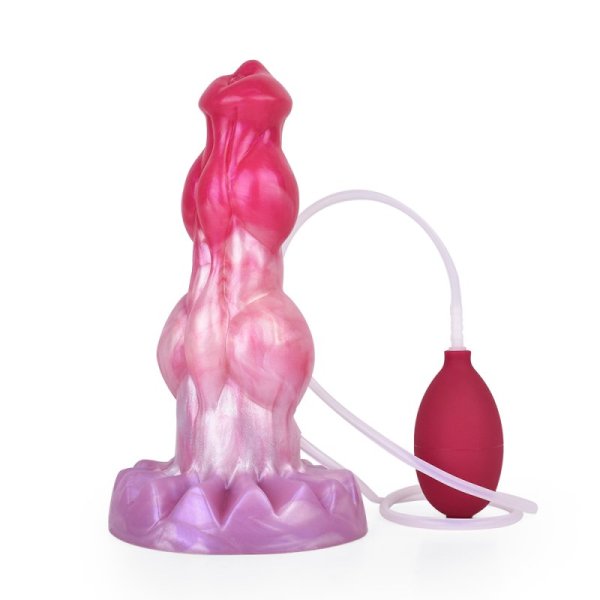 (image for) Ejaculating Peachy Colorful Realistic Dildo- 20