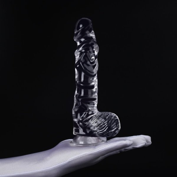 (image for) King Cock Clear 5 Size Cock W- Balls
