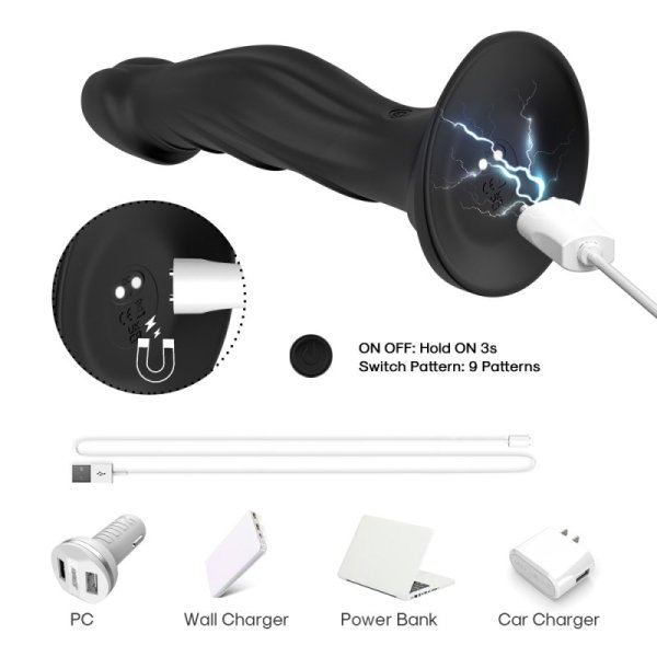 (image for) Strong Wireless Vibrating Dildo
