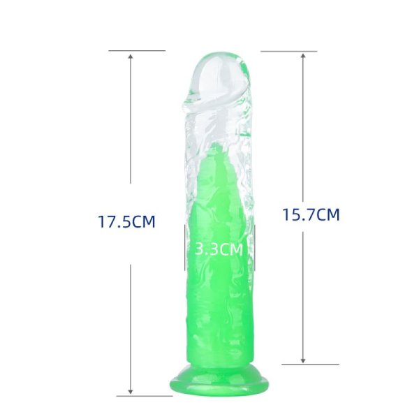 (image for) Jelly Dildo With Colors Core - No Ball