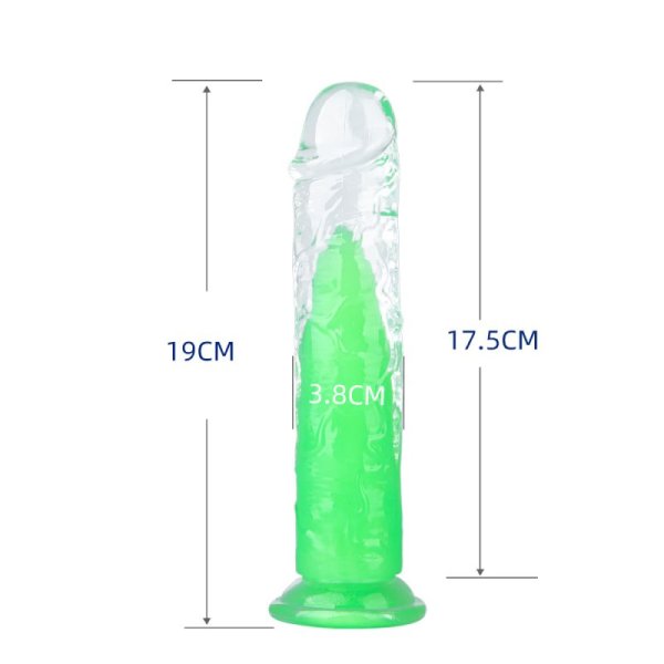 (image for) Jelly Dildo With Colors Core - No Ball