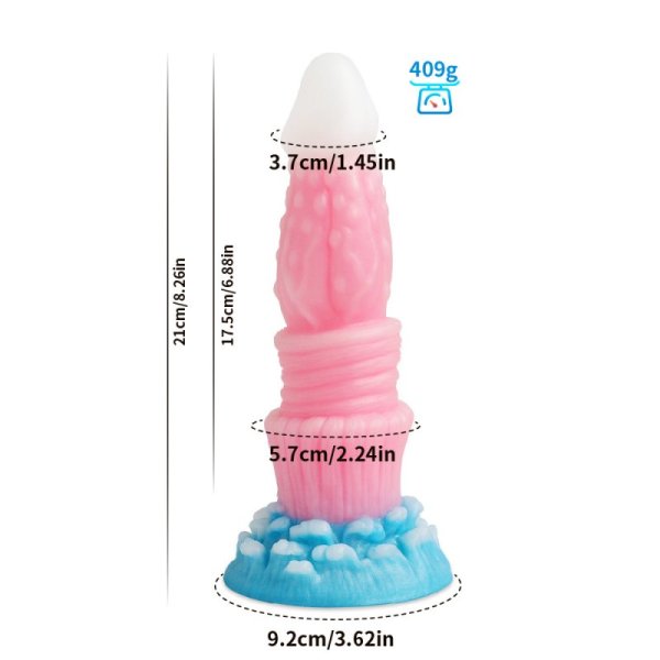 (image for) Fantasy Luminous Dragon Dildo - B